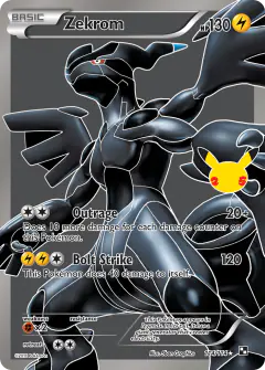 Zekrom 114/25 Classic Collection card from Celebrations