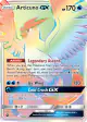 Articuno-GX 171/168 Rare Rainbow card from Celestial Storm