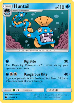 Huntail 42/168 Uncommon card from Celestial Storm