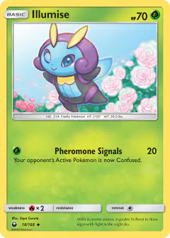 Illumise 18/168 Uncommon card from Celestial Storm