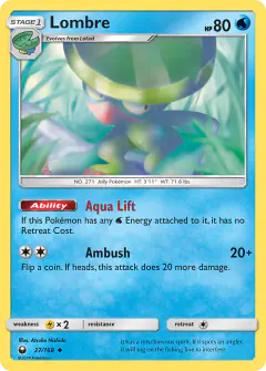 Lombre 37/168 Uncommon card from Celestial Storm