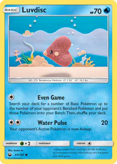 Luvdisc 44/168 Common card from Celestial Storm