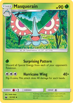 Masquerain 16/168 Uncommon card from Celestial Storm