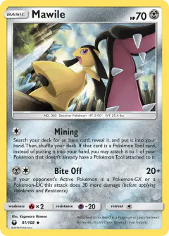 Mawile 91/168 Uncommon card from Celestial Storm