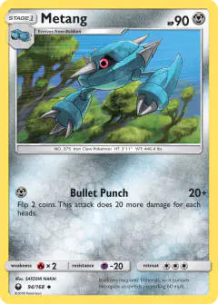 Metang 94/168 Uncommon card from Celestial Storm
