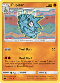 Pupitar 75/168 Uncommon card from Celestial Storm