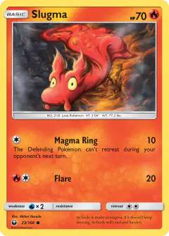 Slugma 23/168 Common card from Celestial Storm