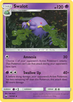 Swalot 58/168 Uncommon card from Celestial Storm