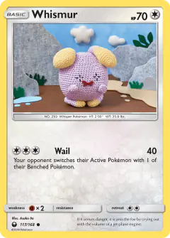 Whismur 117/168 Common card from Celestial Storm