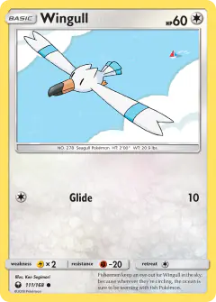 Wingull 111/168 Common card from Celestial Storm