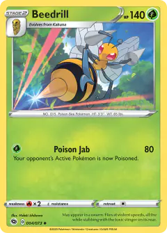 Beedrill 004/073 Uncommon card from Champion's Path
