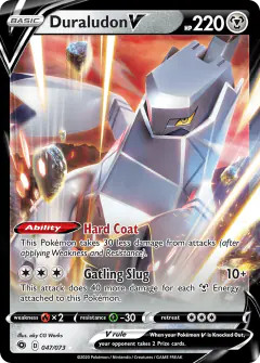 Duraludon V 047/073 Rare Holo V card from Champion's Path