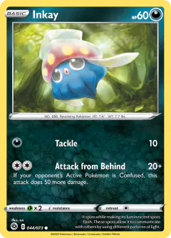 Inkay 044/073 Common card from Champion's Path