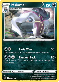 Malamar 045/073 Uncommon card from Champion's Path
