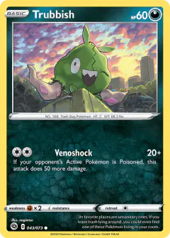 Trubbish 043/073 Common card from Champion's Path