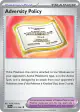 Adversity Policy 074/086 Uncommon card from Chaos Rising