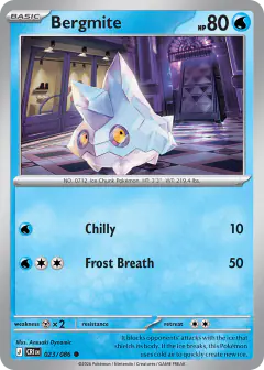 Bergmite 023/086 Common card from Chaos Rising