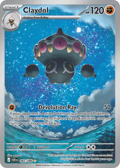 Claydol 092/086 Illustration Rare card from Chaos Rising