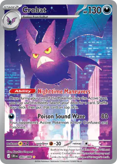 Crobat 093/086 Illustration Rare card from Chaos Rising