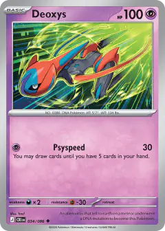 Deoxys 034/086 Uncommon card from Chaos Rising