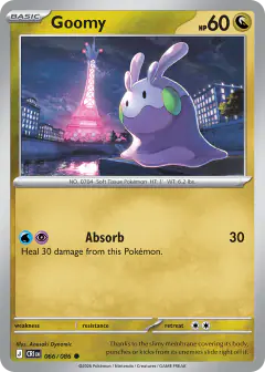 Goomy 066/086 Common card from Chaos Rising