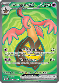Gourgeist ex 102/086 Ultra Rare card from Chaos Rising