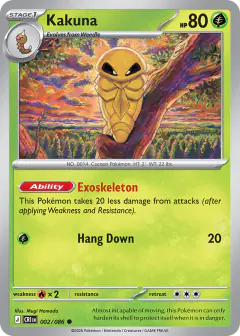 Kakuna 002/086 Common card from Chaos Rising
