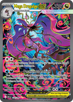 Mega Dragalge ex 118/086 Special Illustration Rare card from Chaos Rising
