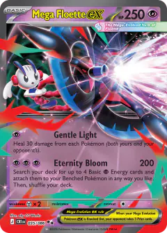 Mega Floette ex 035/086 Double Rare card from Chaos Rising