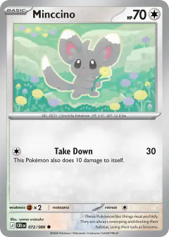 Minccino 072/086 Common card from Chaos Rising