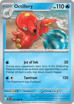 Octillery 017/086 Common card from Chaos Rising