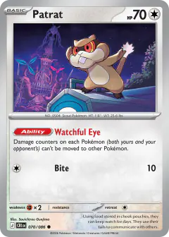 Patrat 070/086 Common card from Chaos Rising