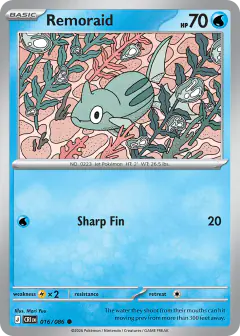 Remoraid 016/086 Common card from Chaos Rising