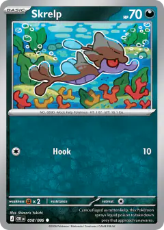Skrelp 058/086 Common card from Chaos Rising