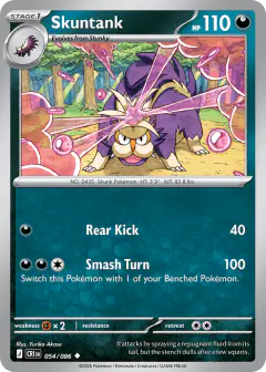 Skuntank 054/086 Uncommon card from Chaos Rising