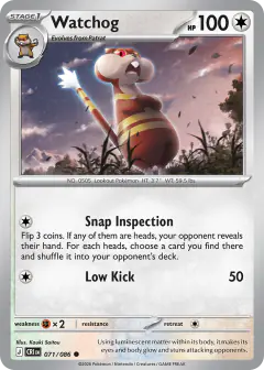 Watchog 071/086 Common card from Chaos Rising