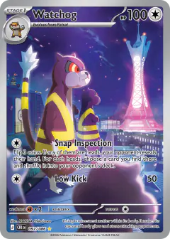 Watchog 097/086 Illustration Rare card from Chaos Rising