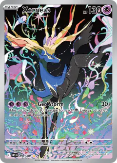 Xerneas 091/086 Illustration Rare card from Chaos Rising