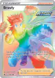 Brawly 212/198 Rare Rainbow card from Chilling Reign