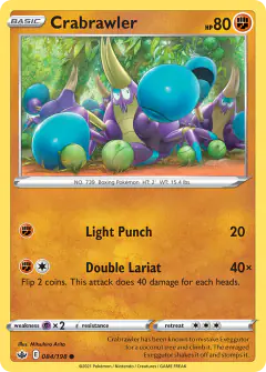 Crabrawler 084/198 Common card from Chilling Reign