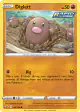 Diglett 076/198 Common card from Chilling Reign