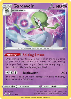 Gardevoir 061/198 Rare Holo card from Chilling Reign