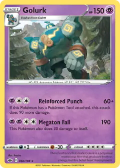 Golurk 066/198 Rare card from Chilling Reign