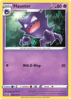Haunter 056/198 Uncommon card from Chilling Reign