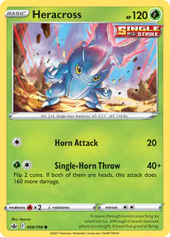 Heracross 006/198 Common card from Chilling Reign