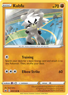 Kubfu 093/198 Common card from Chilling Reign