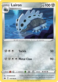Lairon 110/198 Uncommon card from Chilling Reign