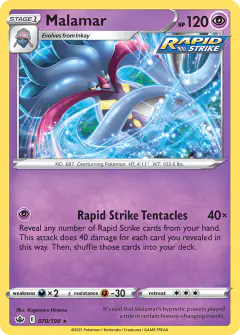 Malamar 070/198 Rare card from Chilling Reign