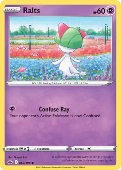 Ralts 059/198 Common card from Chilling Reign