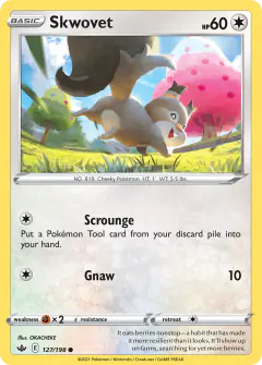 Skwovet 127/198 Common card from Chilling Reign